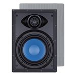 InwallTech TM6W 2-Way In-Wall Speakers (Pair, White)