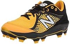 New Balance Men's Fresh Foam 3000 V5 TPU Molded Baseball Shoe, Yellow/Black, 14