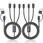 Multi Charging Cable 5 in 1, 2 Pcs 