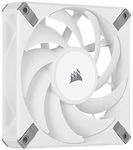 Corsair AF120 ELITE, High-Performance 120mm PWM Fluid Dynamic Bearing Fan with AirGuide Technology (Low-Noise, Zero RPM Mode Support) Single Pack - White