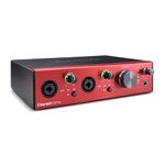 Focusrite Clarett+ 2Pre USB-C Bus-Powered Audio Interface for Music Production, with Two Professional Quality Pre-Amps and Powerful and Transparent Headphone Outputs/Instrument Inputs