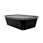 JS Fresh Boxing Reusable Food storage container (750 ml) used for take away and home storage (Pack of 25) compostable