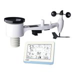 ECOWITT Wi-Fi Weather Station Kit, Includes WS69 Outdoor Sensor Array and WS3800 7.5'' Inch Large LCD Display IoT-Supported Console, 915 MHz