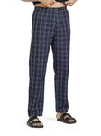 XYXX Men's Super Combed Cotton Checkered Checkmate Pyjamas Elasticated Waist, Drawstring | Loungewear for Men (M; Blue & Green Checks)