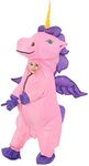 GOPRIME Winged Unicorn Costume,Child Size,4-12, Pink, 4-6