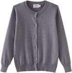 UMELOK Girls' Grey Cardigans Sweate