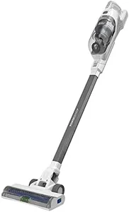 BLACK+DECKER POWERSERIES+ 16V MAX Cordless Stick Vacuum with LED Floor Lights, Lightweight, Multi-Surface, White (BHFEA420J)