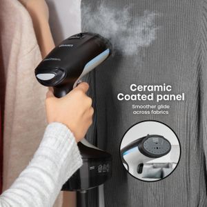 Swan Portable Garment Steamer – Handheld Fabric Steamer, Black