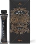 Ancient + Brave True MCT Oil Sachets 15 x 10ml - High C8 & C10 Blend, 100% Pure Coconut Oil - Keto, Intermittent Fasting - Vegan, Paleo & Keto Friendly - Coffee, Smoothies for Energy & Mental Clarity