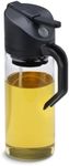 Dreamfarm Oileroo Lite 3-in-1 Plastic Oil Pourer, Sprayer & Doser - 1 Tablespoon Spray/Dose - Black