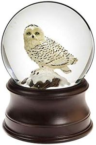 The SAN Francisco Music Box Company Snowy Owl Snow Globe