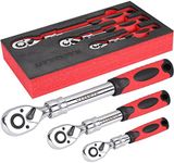 UYECOVE 3-Piece Extendable Ratchet 