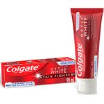 Colgate Optic White Stain Fighter Teeth Whitening Toothpaste, Clean Mint Paste – 90 mL