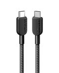 Anker USB C to USB C Charger Cable (3 ft / 0.9 m), 60W USB 2.0 Type C Cable, Fast Charging Power for iPhone 16/15 Series, Galaxy S22, iPad Pro 2021, iPad Mini 6, iPad Air 4, MacBook Pro 2020 and More