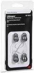 3M Littmann Stethoscope Spare Parts Kit, Snap Tight Soft-Sealing Eartips, Black, Large and Small, 40001