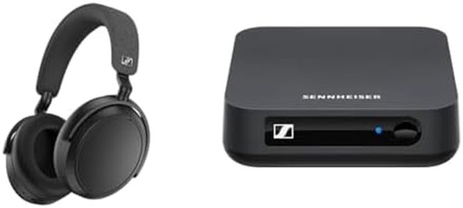 Sennheiser Momentum 4 Wireless Casque Bluetooth Optimisé pour Les Appels Clarté Remarquable & 508258 Transmetteur Audio Bluetooth BT T100 pour Hi-FI ou Home Entertainment Noir
