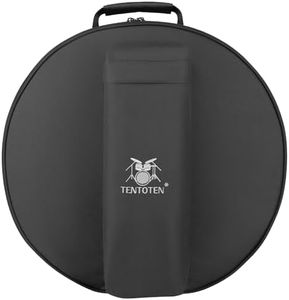 TENTOTEN Snare Drum Case 14"x 5.5", Watreproof Protable Snare Drum Bag with Outer Pocket for Percussion Accessory Storage, Adjustable Shoulder Straps, Dust-Proof Snare Bag