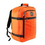 Cabin Max Metz 30 Litre Carry On Backpack 45 x 36 x 20 cm suitable for Wizz air and Easyjet underseat allowance (Orange 45x36x20cm)