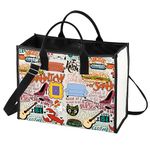 BWWKTOP Friend TV Show Tote Bag Friend TV Show Character Fans Gift Friend TV Show Themed Bag For Women, Sandwich Bg, 14.56 inches (length) * 12.59 inches (height)