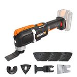 WORX WX696.9 Sonicrafter Cordless Oscillating Multi-Tool, Power Share, Variable Speed with Accessories, 18V (20V Max)