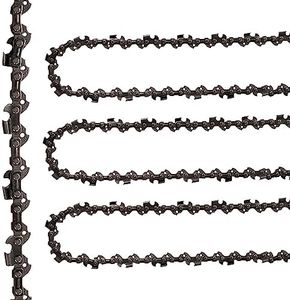 AGAKY Chaînes de Tronçonneuse, 3PCS Chaîne Tronçonneuse 12", 45 Liens D'entraînement, Guide-Chaîne Huilepas de la Chaîne 3/8", Chaîne de Scie pour les Plaque Guides de Tronçonneuse 34,5 cm