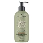 ATTITUDE 2-in-1 Nourishing Shampoo & Conditioner for Cat & Dog, Plant- and Mineral-Based Ingredients, Vegan and Cruelty-Free, Lavender & Argan Oil, 473 mL