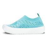 Jan & Jul Girls Boys Toddler Shoes, Knit Sneakers, Flexible Soft Soles (Mint, 7.5 Toddler)