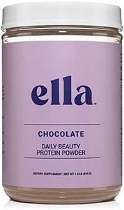 NAKED nutrition Ella Chocolate Collagen Protein Powder for Women - Daily Beauty Protein Powder with Grass-Fed Collagen Peptides - Non-GMO, Gluten-Free, No Artificial Sweeteners - 20 Servings