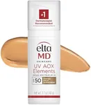 EltaMD UV Elements SPF 44 Tinted Moisturizer for Face with SPF, Tinted Mineral Sunscreen Moisturizer for Dry Skin, Hydrates Dry Skin, Oil Free Face Moisturizer, Dermatologist Recommended, 2.0 oz Tube