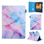 Amlope Universal Case for 10 Inch Tablet, Leather Stand Cover Protective Shell for Lenovo Tab M10 Plus, iPad 2018 9.7", Samsung Tab A 10.1/S3 9.7, Huawei T3 10/T10S, Lenovo Tab E10, Marble