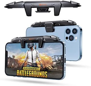 Black Shark Mobile Phone Game Controller Compatible with PUBG Mobile/Knives Out/Call of Duty Mobile, Triggers for Gaming with Sensitive Shoot and Aim, black