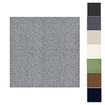 Self Adhesive Carpet Tile,11Pcs 30 * 30cm Easy to Peel and Stick Carpet Floor Tile,Flooring Rugs Floor Tile Hardwearing Anti-Slip Floor Covering, Bitumen Backed-1m² (Light Grey)