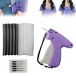 PANCA Quick Clothing Fixer, Mini Tag Gun, Clothing Stitch Gun Quick Clothing Fixer Stitch Gun for Clothes Quick Tailoring Sewing Gun Clothing Price Label Tag Gun (5 Needles, 1000 Glue Needles)