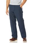 Carhartt Men's Loose Fit Canvas Utility Work Pant, Navy, 34W x 32L