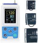 CONTEC ABPM50 Handheld 24hours Ambulatory Blood Pressure Monitor with PC Software for Continuous Monitoring NIBP USB Port with Three Cuffs