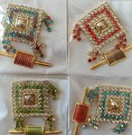 VARNI CREATION Ladoo Gopal Fabric Toy-Diamond Kite Set with Firaki
