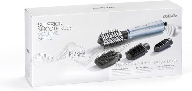 BaByliss Hydro-Fusion Hair Dryer Brush – Ionic Hot Air Styler
