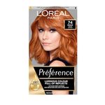 L'Oreal Paris Preference Hair Dye, Long Lasting, Luminous Permanent Hair Colour, 74, Dublin Mango Copper(Packaging May Vary)