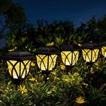 Flexi Madhav Crystal Lawn Decor Light, Sun Powered Outdoor Lights Waterproof 7 Color Changing and Solar Light, LED Solar Lights Outdoor Waterproof, on Lighting for Garden