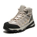 NORTIV 8 Women's Waterproof Hiking Boots Outdoor Trekking Camping Trail Hiking Boots,Size 8,Taupe,SNHB211W