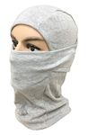 Gajraj unisex-adult Cotton Balaclava (MaskCotton_Classic Grey_Free Size)