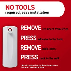 Command Sawtooth Frame Hanger, 4-Inch – Easy Wall Mounting