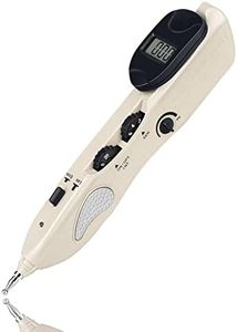 Heswea Electronic Acupuncture Pen Meridian Pen Find Acupoints Automatically with 3 Massage Heads Rechargeable