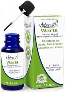 Naturasil Wart Remover for Kids & Adults | Plant-Based Topical Formula with Thuja, Tea Tree & Castor Oil | Gentle, Painless, No Iodine | 15mL