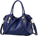 Handbags and Purse for Women Tote Bags Large Capacity Shoulder Bag Satchel Purses for Ladies, B-blue, Free