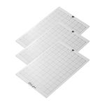 Festnight OLD FOX Replacement Cutting Mat Transparent Adhesive Mat with Measuring Grid 8 * 12 Inch for Silhouette Cameo Cricut Explore Plotter Machine, 1 PCS/3 PCS