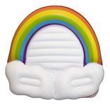 Swimline Rainbow Island Pool Inflatable Ride-On, White