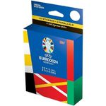 Topps Official Euro 2024 Sticker Collection - Mega Eco Box - Contains 87 Euro 2024 Stickers, 2 Parallel Stickers and 1 Gold Signature Series Sticker.