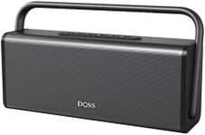 DOSS SoundBox XL Pro Bluetooth Speaker with 50W Powerful Stereo Sound, Extra Bass,16H Playtime, Integrated Metal Body, Aluminum Alloy Handle, Portable Speaker for Home, Office, Backyard, Camping