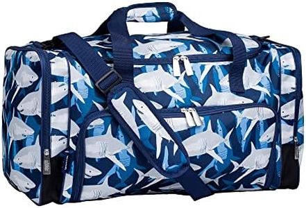 Wildkin Kids Weekender Duffel Bag for Boys and Girls, Carry-On Size and Perfect for Weekend or Overnight Travel, Patterns Coordinate with Our Nap Mats and Sleeping Bags